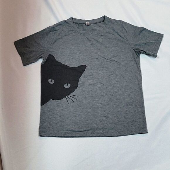 Cute Peekaboo Kitty Tee By Order Plus! - Picture 1 of 5